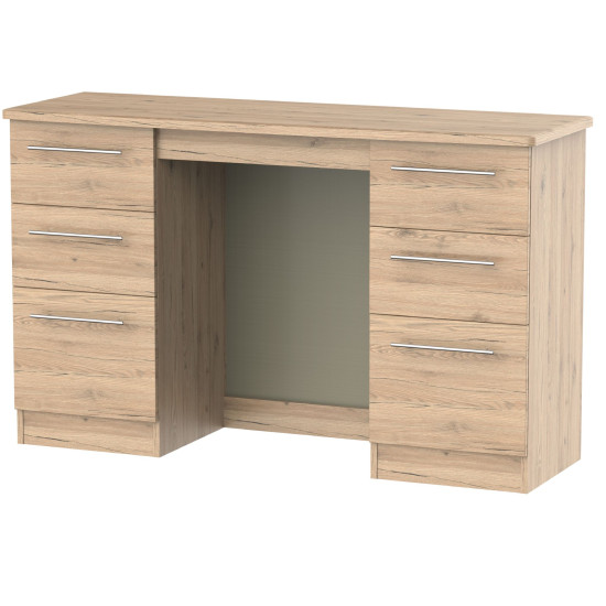 Harlech 6 Drawer Kneehole